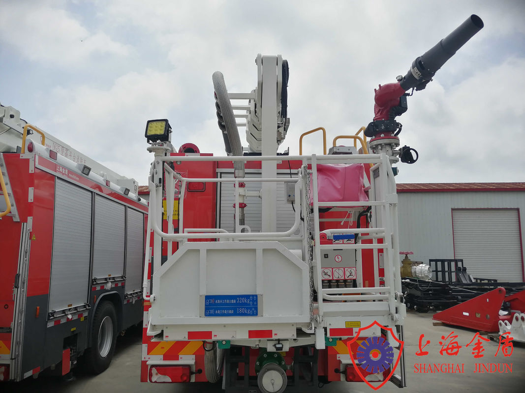 Double Cabin 6 Seats Aerial Work Platform Truck