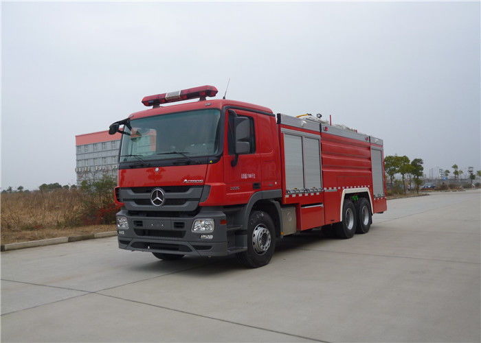 265KW 6×4 Drive Foam Tender Firefighting Truck with  Manual Control Gearbox