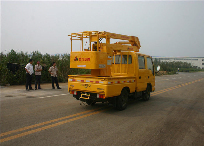 ISUZU Chassis 3 Section KaiFan Aerial Work Platform Truck with 5 Seats