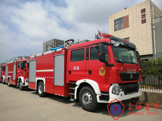 GVW 20T 4×2 des Antriebs-6000L Schaum-Tanker-feuerbekämpfendes Fahrzeug Wasser-Schaum-Löschfahrzeug-2000L