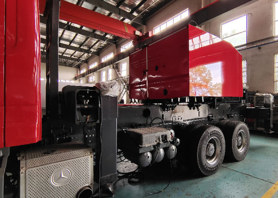 Dieselmotor 435 Pferdestärken-Luftleiter-Löschfahrzeug mit der vier Abschnitt-Leiter