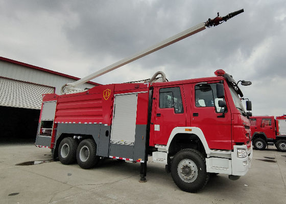 25 m Arbeitshöhe Wasserturm Feuerwehrauto Sprühfluss 4200 l/min 70 m Reichweite