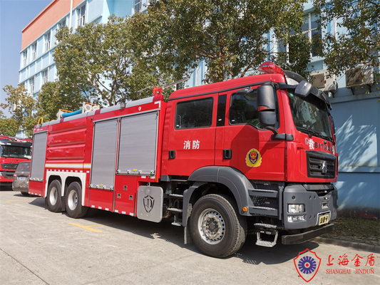 12 Ton Tanker Fire Fighting Vehicles kombiniert mit Wasser-Schaum und trockenem Pulver